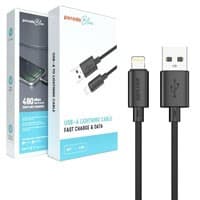 کابل شارژ و دیتا lightning فست 1.2متری Porodo blue 3A