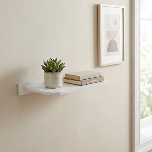شلف دیواری خونه خاص مدل پایه مخفی کد 30cm مبلمان فرنا مدل 1121109