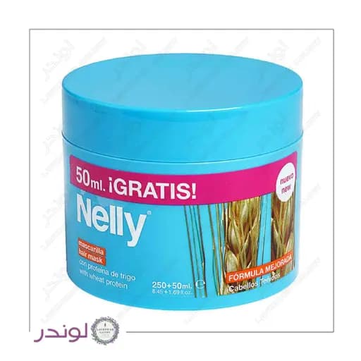 ماسک گندم تقویتکننده و تثبیتکننده موهای رنگشده (Nelly With Wheat Protein Hair Mask – 300ml)