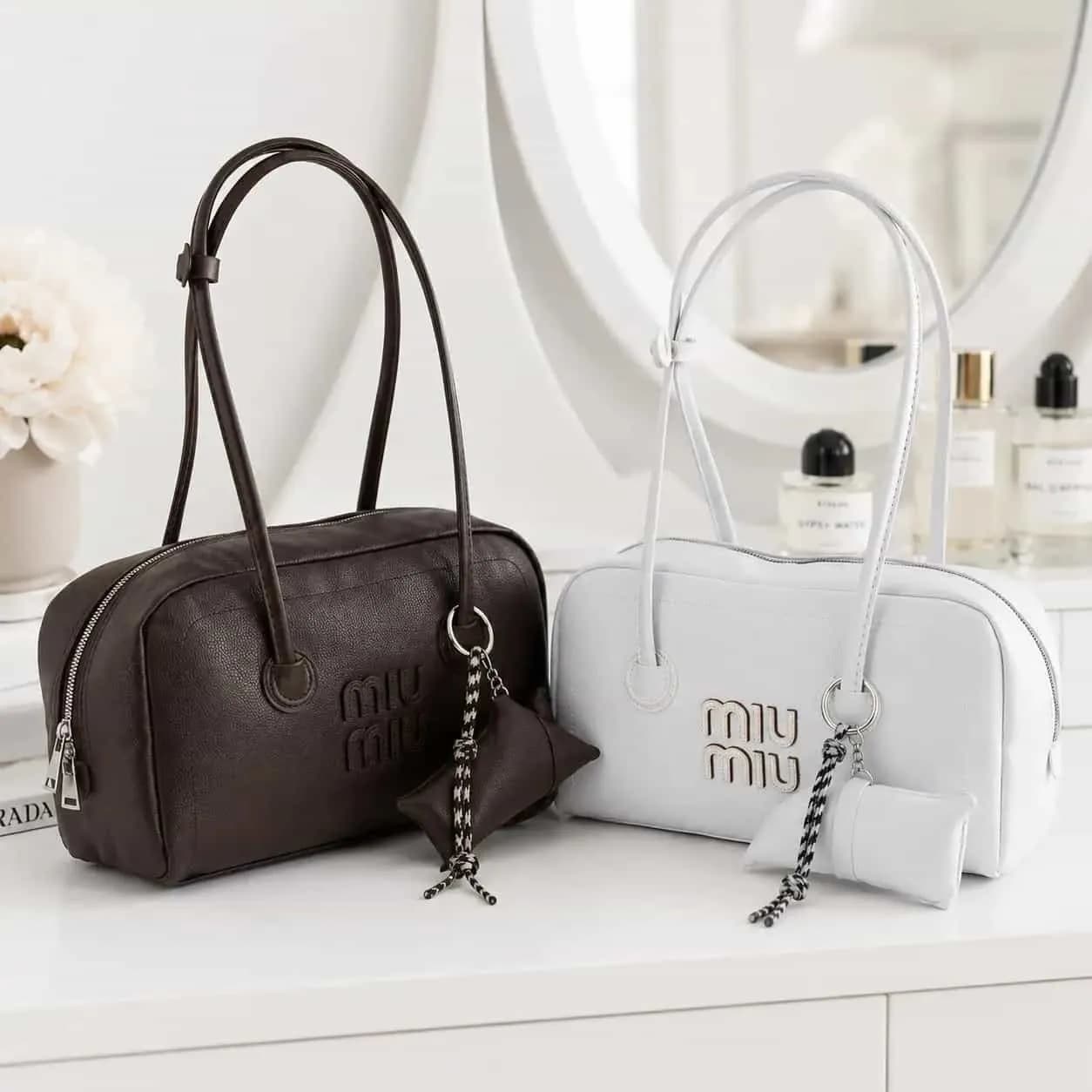 کیف دستی زنانه بزرگ و جادار طرح miu miu کد 5729 — تصویر ۶