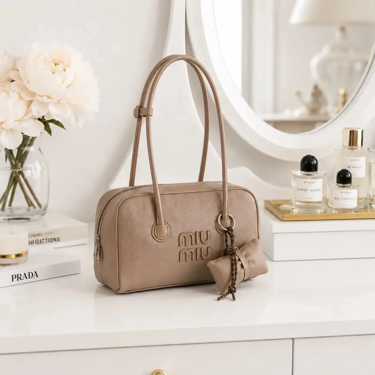 کیف دستی زنانه بزرگ و جادار طرح miu miu کد 5729 — تصویر ۷