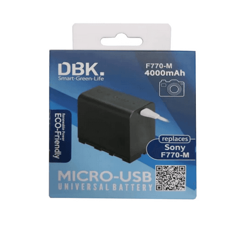 باتری دی بی کی DBK NP-F770M Battery — تصویر ۴