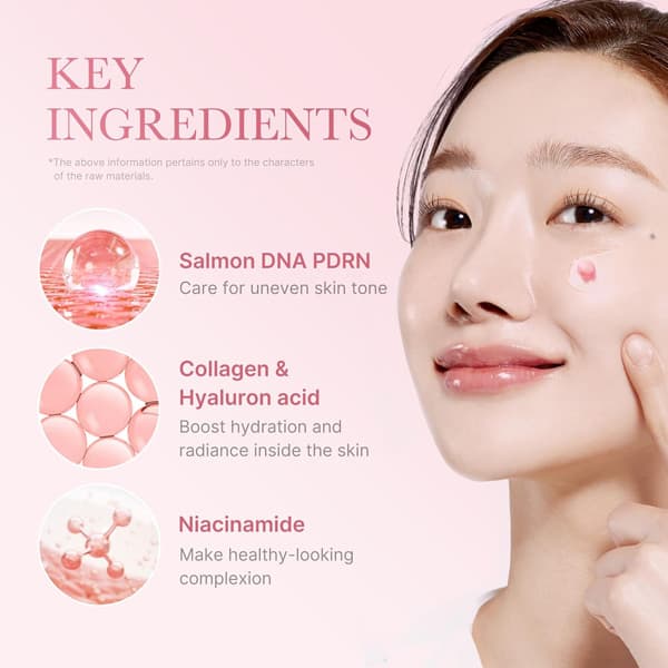 کرم کپسولی کلاژن PDRN PINK صورتی مدی کیوب — تصویر ۲