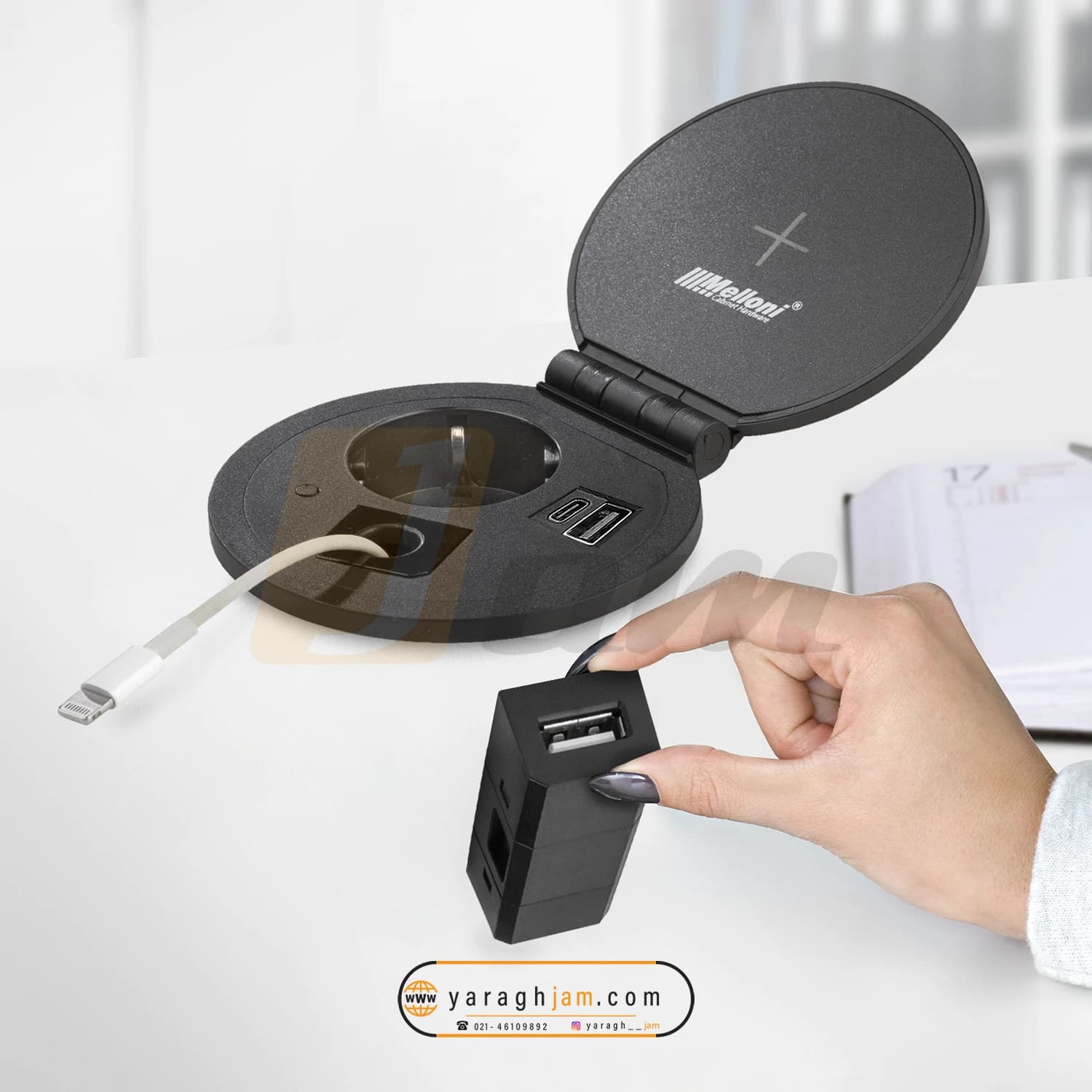 پورت یدک ملونی HDMI-10037 — تصویر ۴