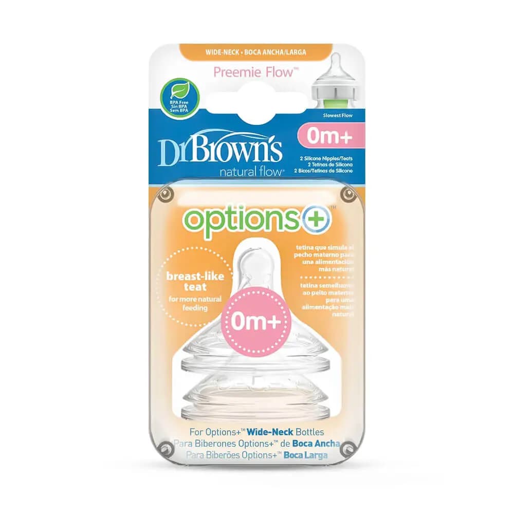 سرشیشه پهن +0 ماه نوزاد زودرس دکتر براون Dr Browns
