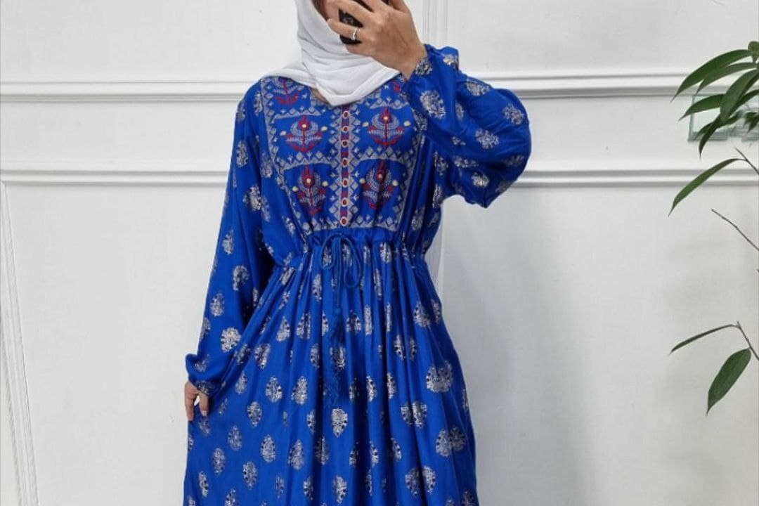 پیراهن ساحلی اورجینال گلدوزی وارداتی اصلی/کد941