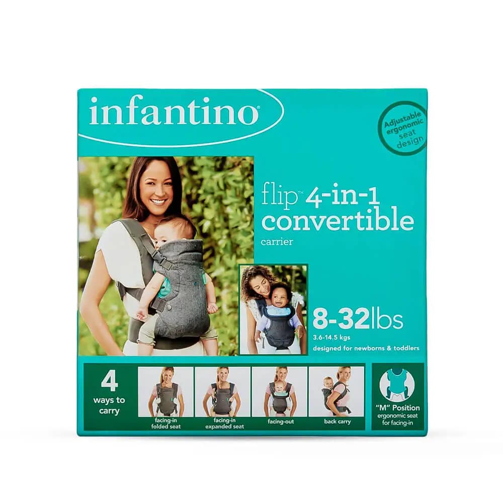 آغوشی نوزاد اصل اینفنتینو Infantino مدل Flip 4 in 1 — تصویر ۲