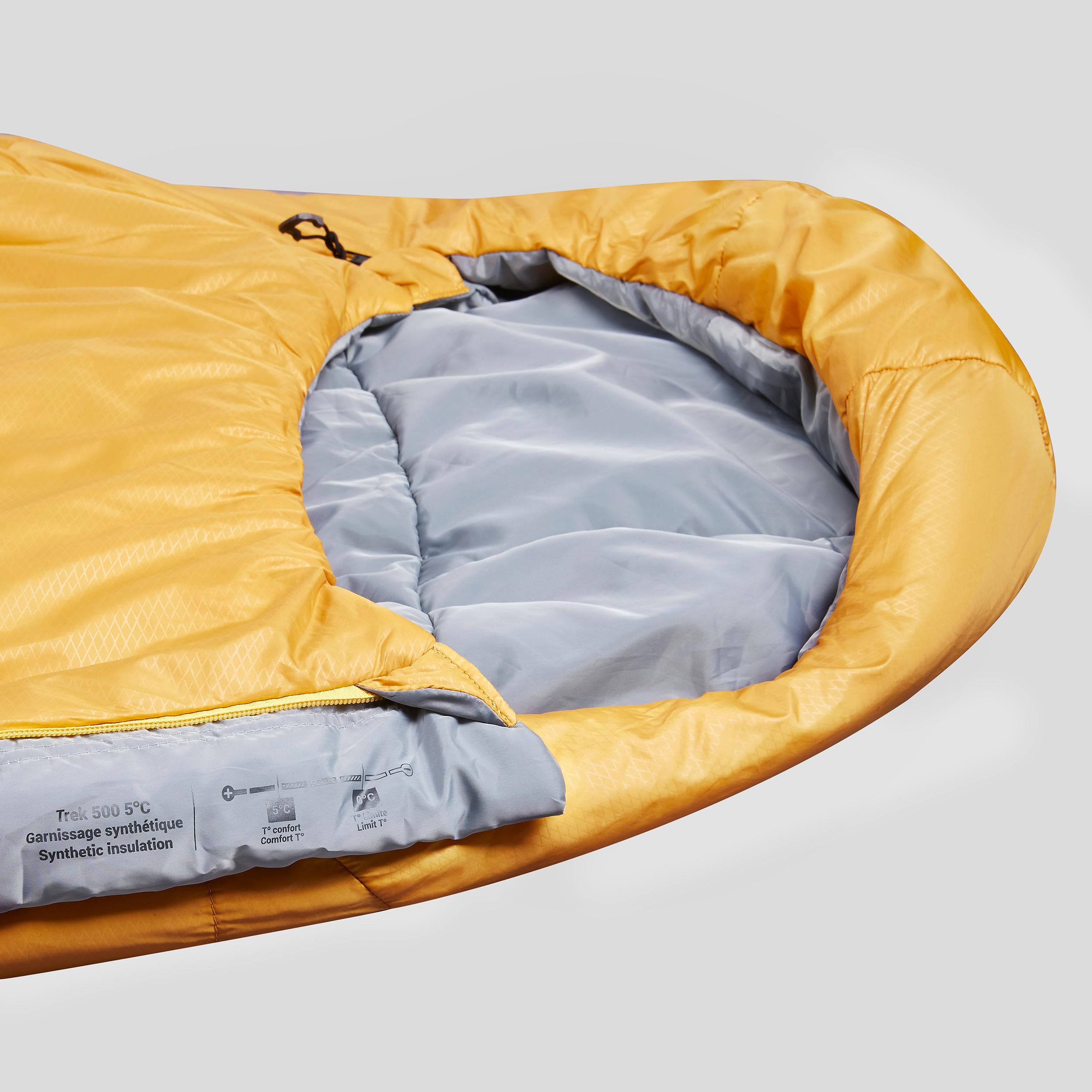 کیسه خواب فورکلاز- زرد – MT500 5 درجه سانتی گراد COMFORT — تصویر ۵