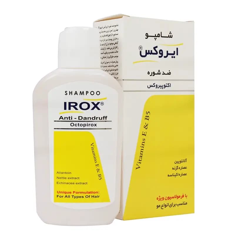 شامپو ضد شوره اکتوپیروکس 1 درصد ایروکس ۲۰۰ گرم