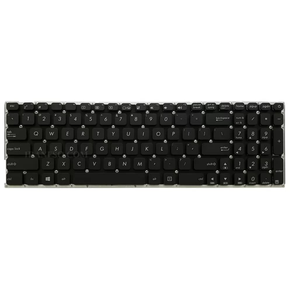 کیبرد لپ تاپ ایسوس VivoBook Max X541 مشکی-اینترکوچک بدون فریم — تصویر ۷