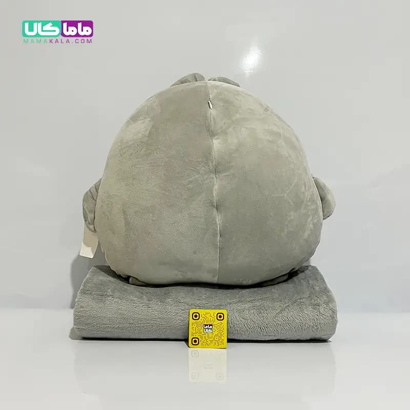 عروسک خرگوش بالشتی پتودار مدل رنگینکمان 50 سانتیمتر — تصویر ۶