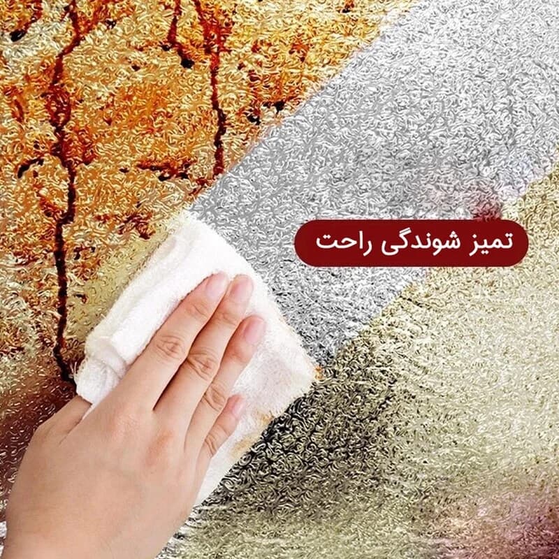 فویل چسبی کابینت طرح نقره ای 3 متری کد N492 — تصویر ۶
