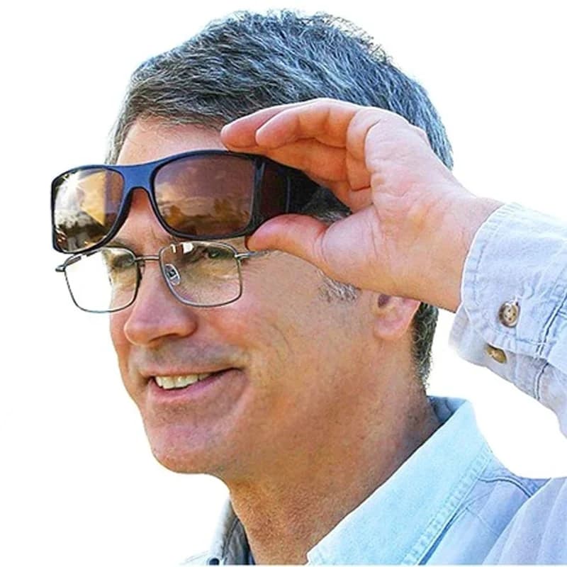 عینک دید در شب و دودی مدل HD Vision UV Protection کد N483 — تصویر ۶