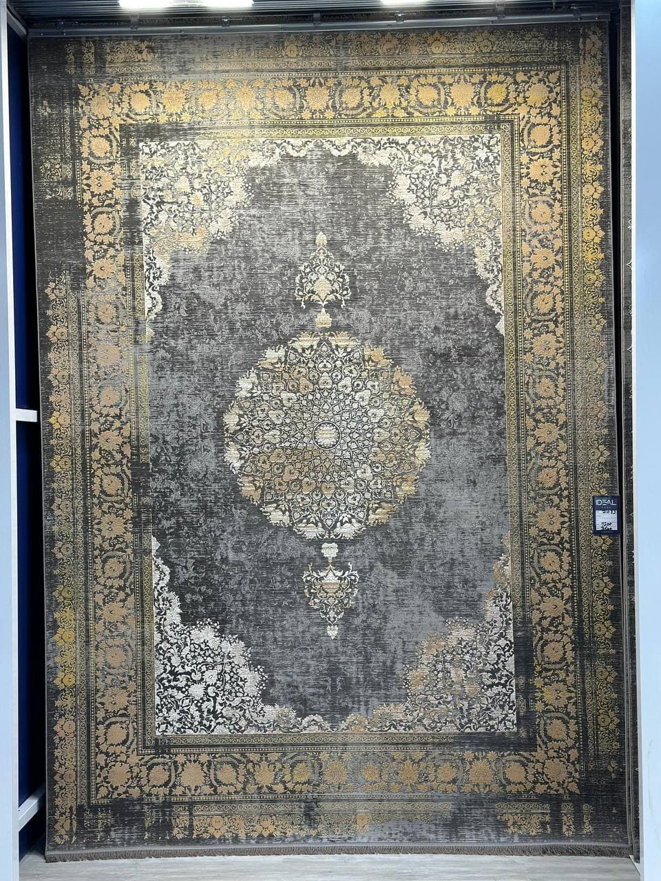 فرش وینتیج کد 7483 طوسی 1200 شانه — تصویر ۲