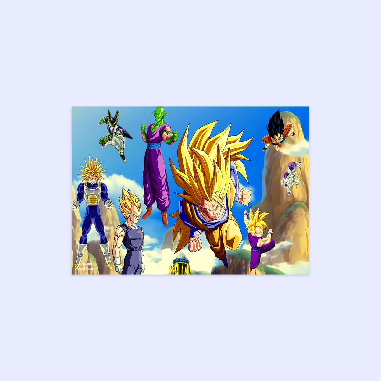 پوستر فلزی هومرو طرح انیمه Dragon Ball کد PS1179