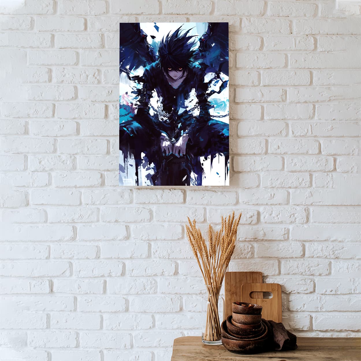 پوستر هومرو مدل فلزی طرح انیمه Death Note کد PS1108 — تصویر ۳