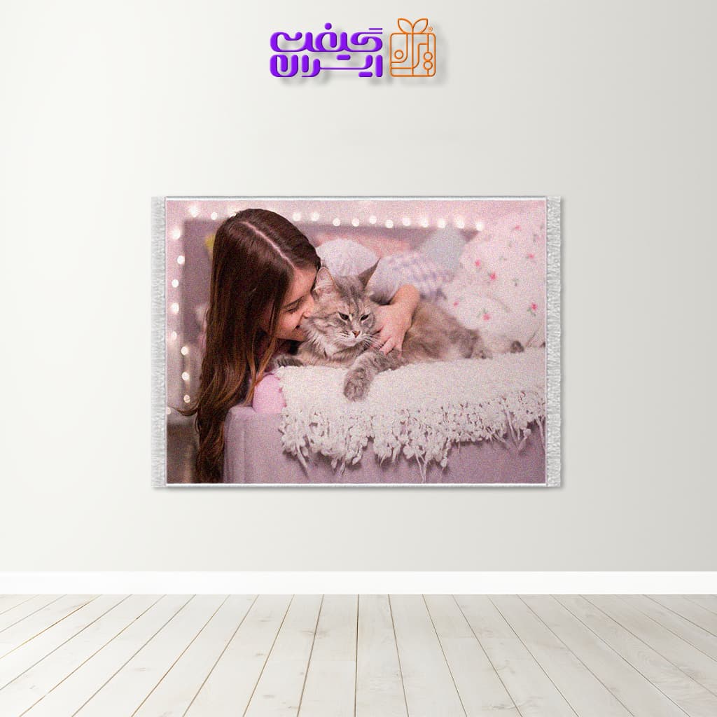 تابلو فرش چاپی پرتره کد 54