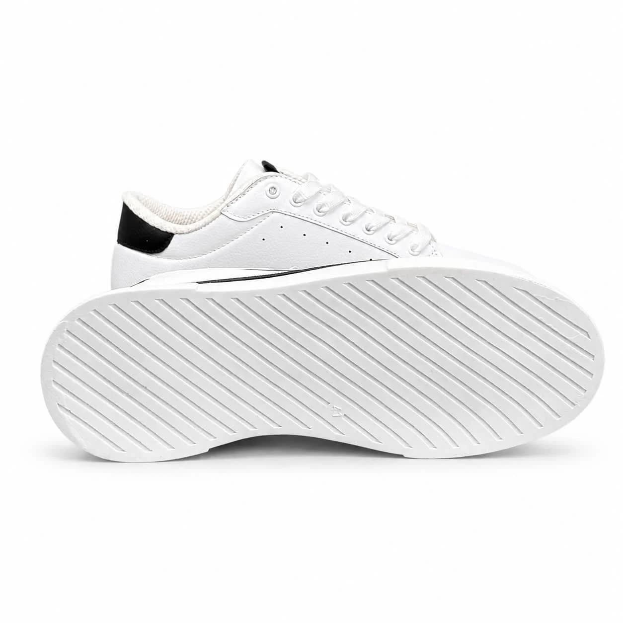کفش کتانی مردانه مدل ونس پل اندبیر سفیدمشکی Vans Pull Bear — تصویر ۴