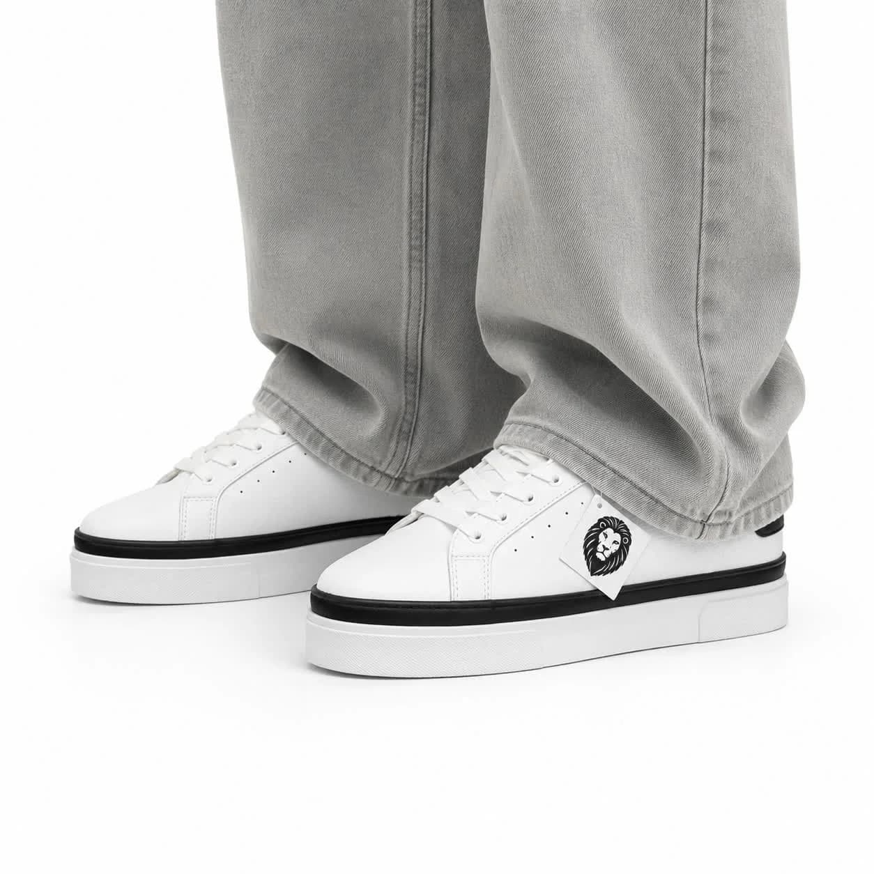 کفش کتانی مردانه مدل ونس پل اندبیر سفیدمشکی Vans Pull Bear — تصویر ۵