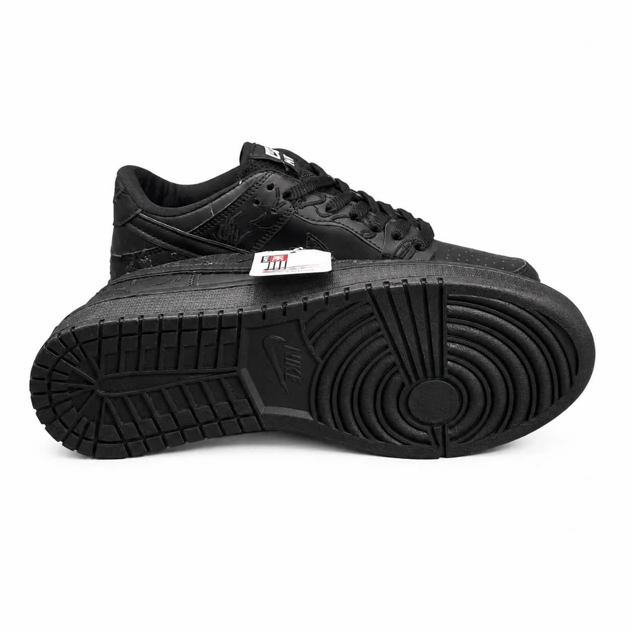 کتونی مردانه مدل نایک جردن گلدوزی مشکی Nike Jordan — تصویر ۴