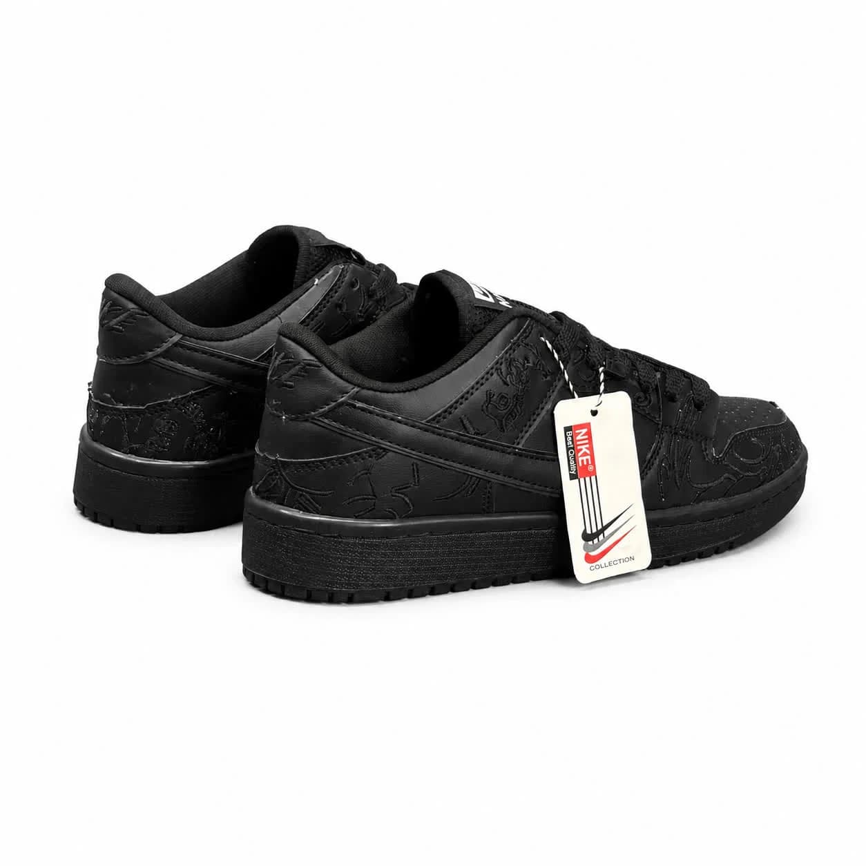 کتونی مردانه مدل نایک جردن گلدوزی مشکی Nike Jordan — تصویر ۳