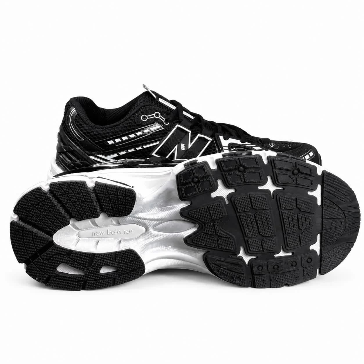 کتونی مردانه و بزرگ پا نیوبالانس مشکی سفید New BALANCE 1906 — تصویر ۴
