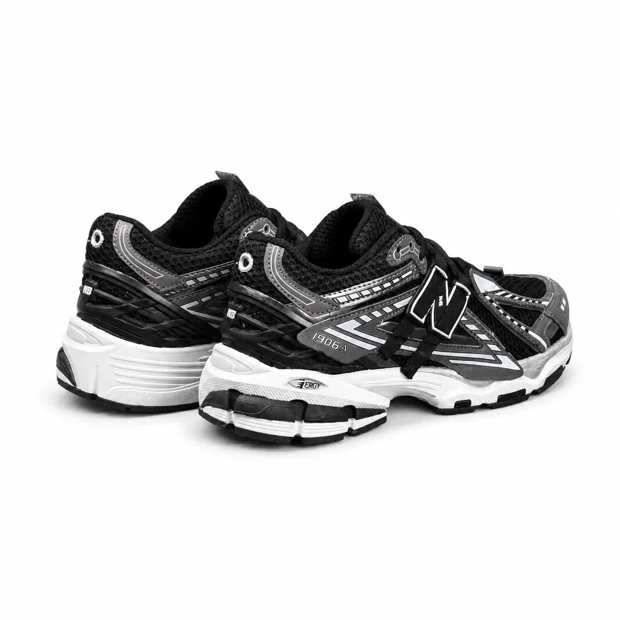 کتونی مردانه نیوبالانس مشکی طوسی New BALANCE 1906 — تصویر ۵