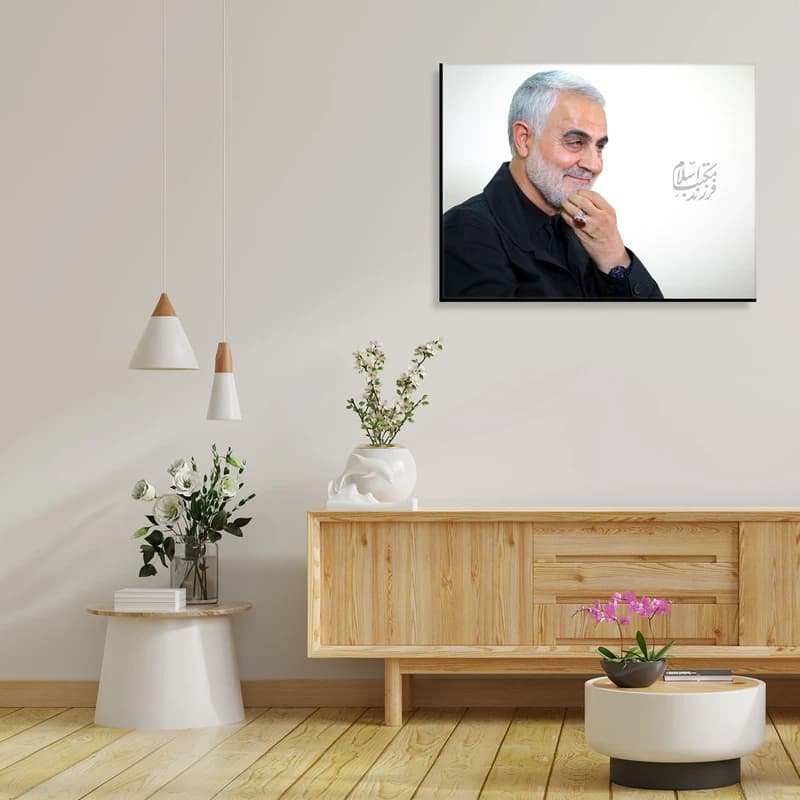 تابلو شاسی مدل سردار شهید حاج قاسم سلیمانی 08 — تصویر ۲