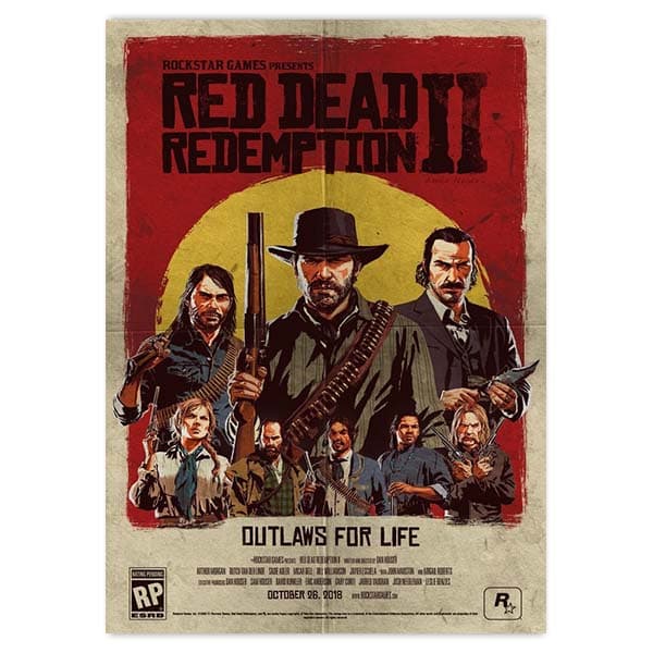 پوستر بازی رد دد red dead