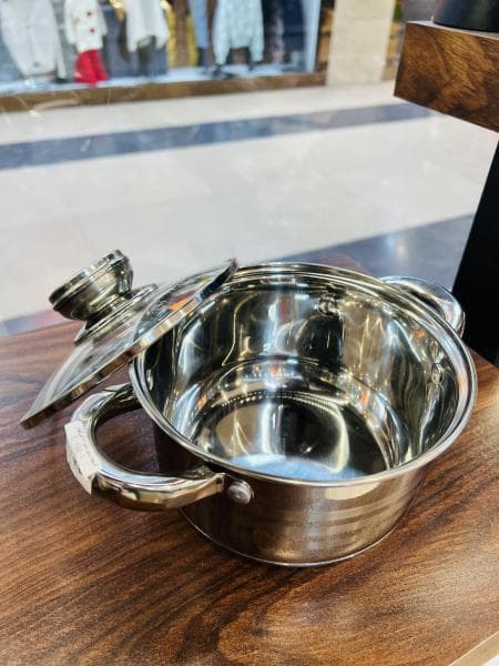 سرویس قابلمه 12 پارچه استیل کرکماز C-108-1 — تصویر ۷