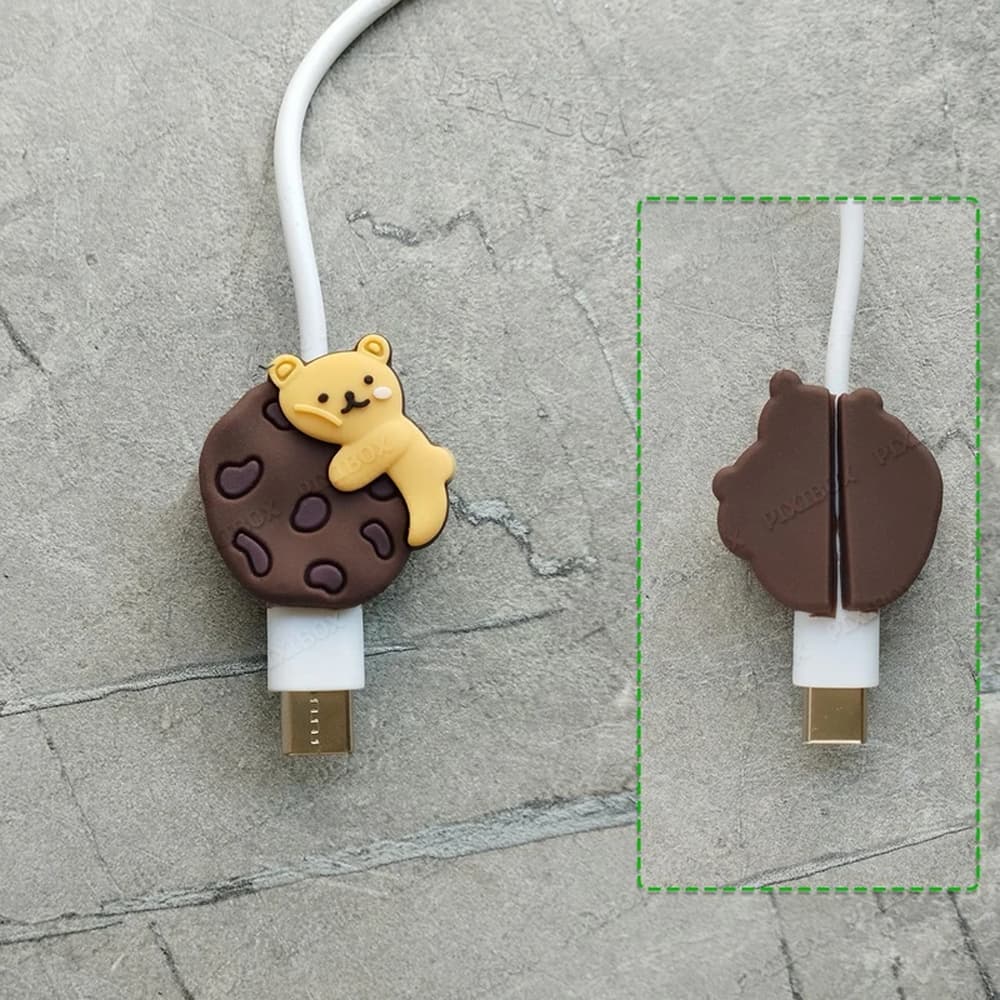محافظ کلگی و کابل قهوه ای TeddyBear — تصویر ۲