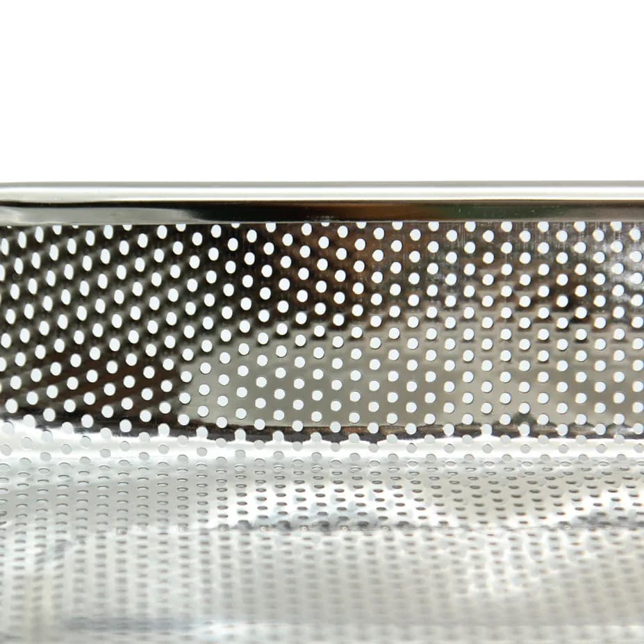 سبد مستطیل صافی استیل (22*29سانتیمتر) کد 758 — تصویر ۳