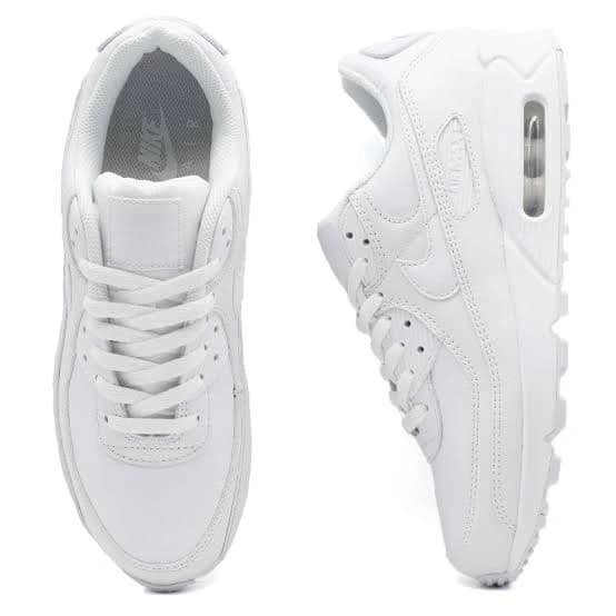 کفش نایک ایر مکس 90 مردانه و زنانه مدل Triple White — تصویر ۷