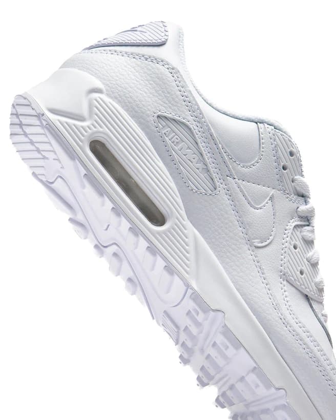 کفش نایک ایر مکس 90 مردانه و زنانه مدل Triple White — تصویر ۲