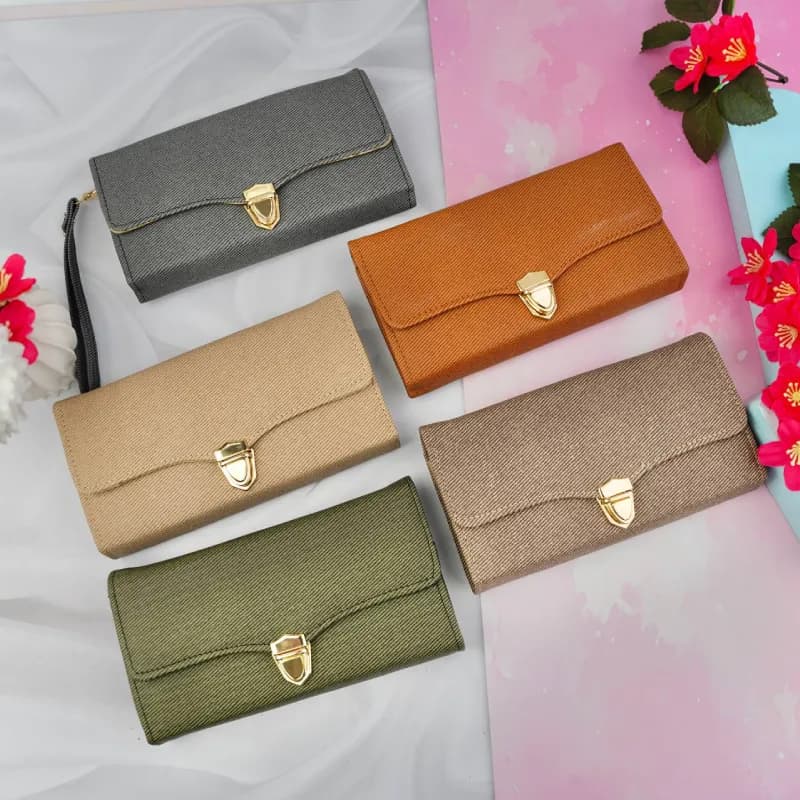 کیف پول قفلی بزرگ زنانه 299-38
