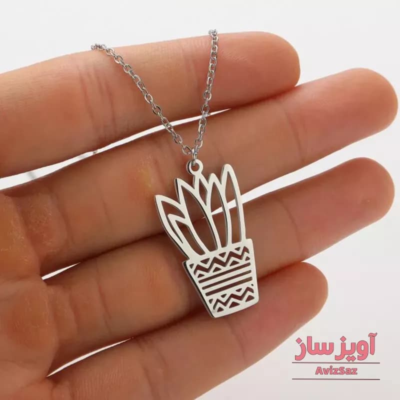 گردنبند گل و گلدون کد 102149