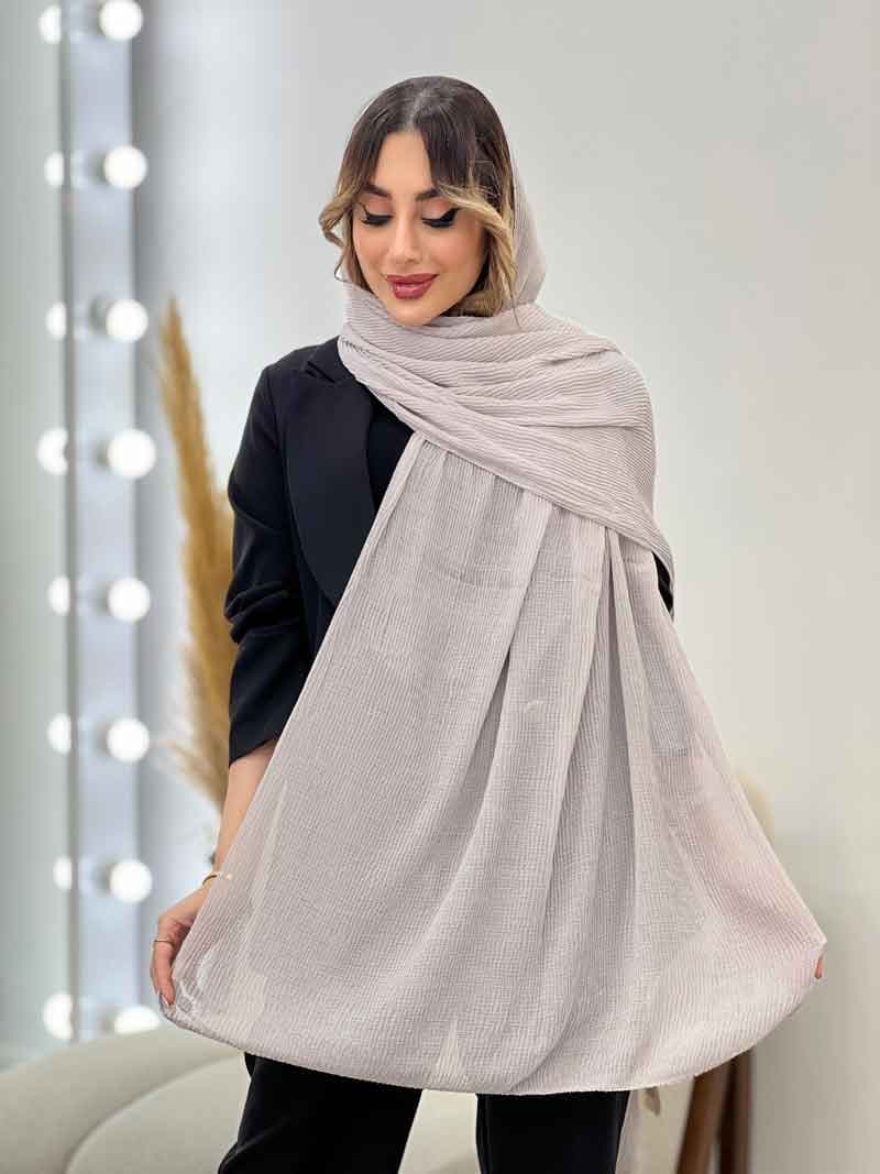 شال پلیسه بهار کد 5058 — تصویر ۳