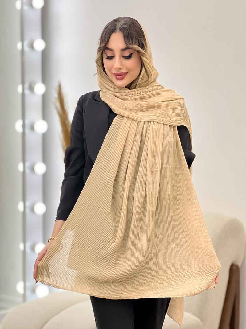 شال پلیسه بهار کد 5058 — تصویر ۲