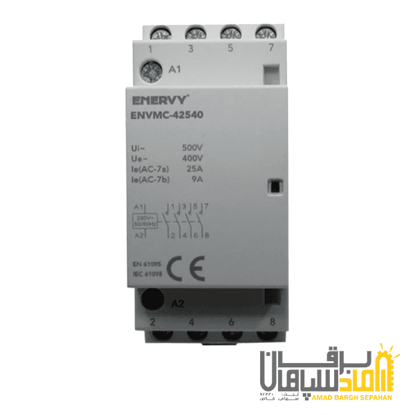کنتاکتور ماژولار سه فاز 40 آمپر(4NO) ENERVY