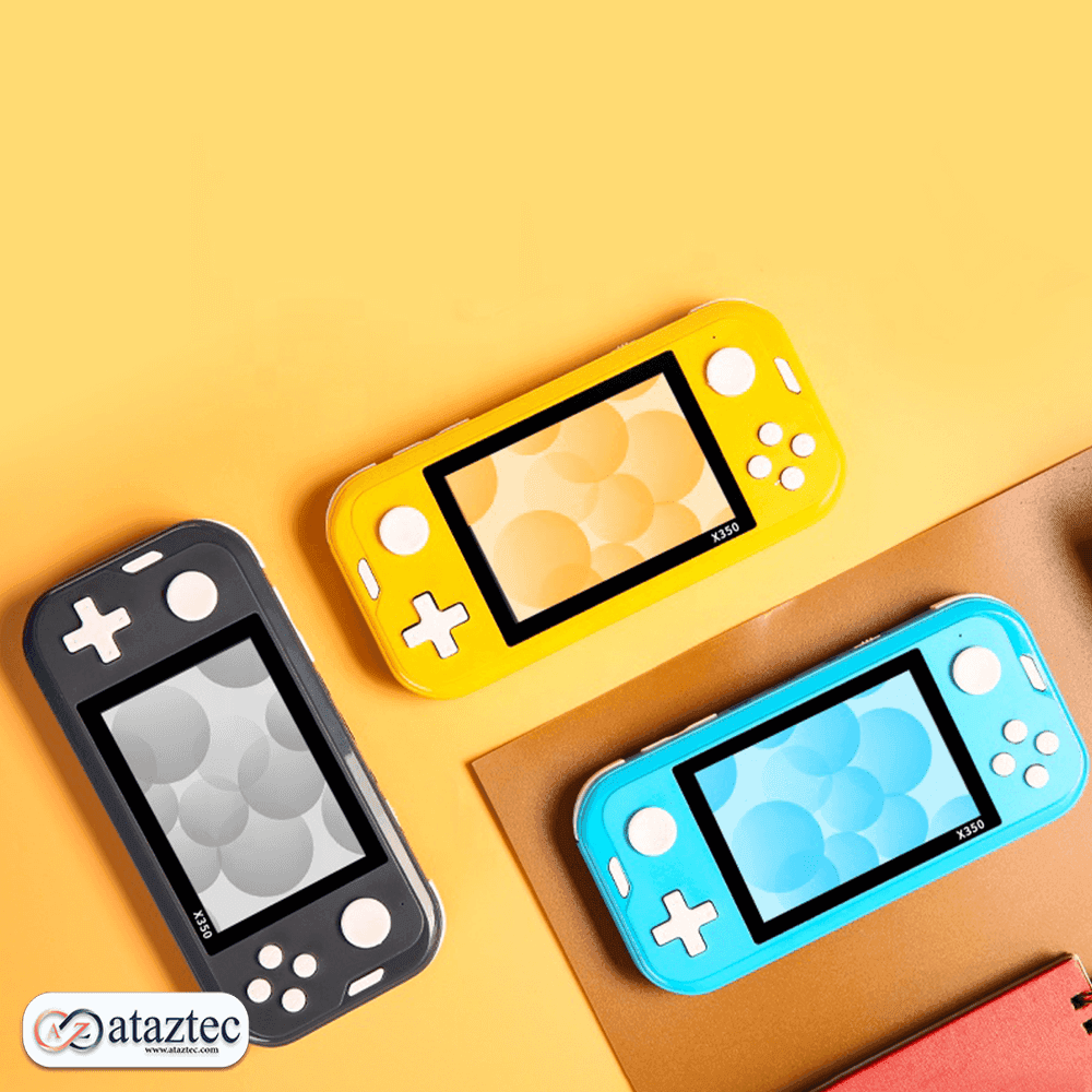 کنسول بازی مدل X350 Retro | با پشتیبانی از ده شبیه ساز بازی | دو اسپیکر با صدای استریو — تصویر ۴