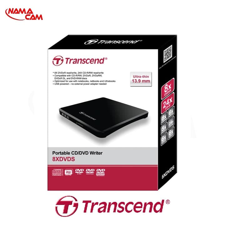 DVD رایتر اکسترنال ترنسند – Transcend 8x Portable CD/DVD Writer — تصویر ۴