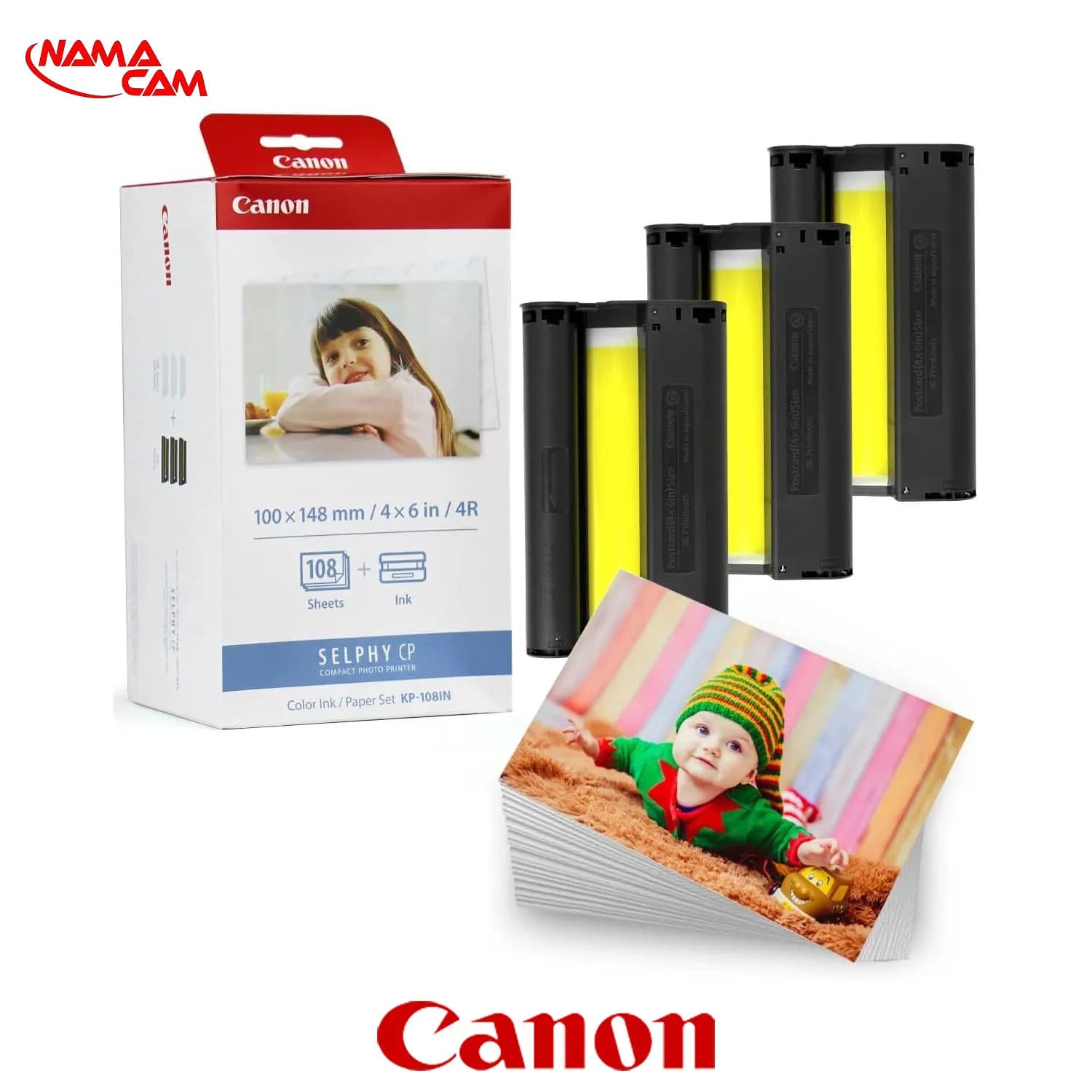 کارتریج و کاغذ کانن مدل Canon KP-108IN — تصویر ۷