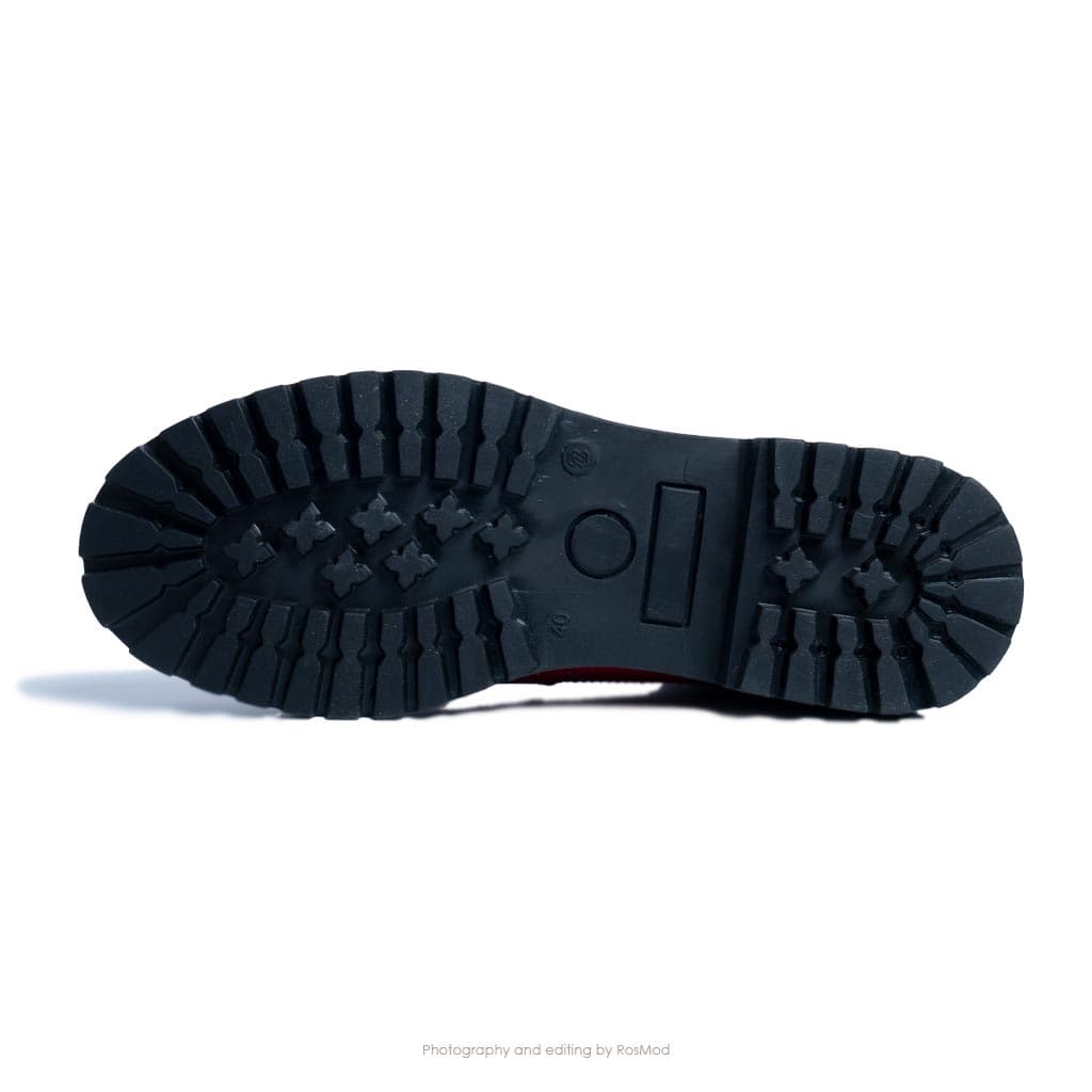 بوت تیتی گازولین کارمین غلیظ – GAAZOLIN TT Boots Deep Carmine — تصویر ۷