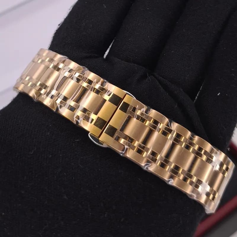 ساعت مچی مردانه سیکو VIPموتور ژاپن رزگلد مشکی مدل(9113HS-M) (سه موتوره) — تصویر ۴