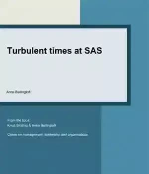 دانلود کتاب Turbulent times at SAS Cases on Management, Leadership and Organisations – اوقات آشفته در موارد SAS در مدیریت…