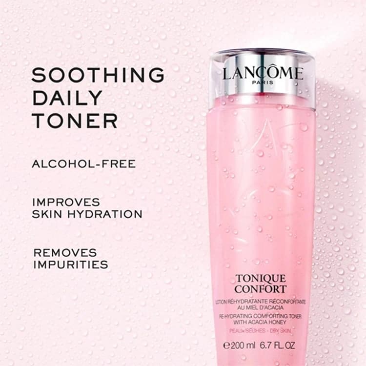 تونر Lancome مدل Tonique Confort حجم 400 میلی لیتر — تصویر ۴