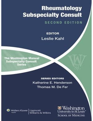 دانلود کتاب Washington Manual of Rheumatology