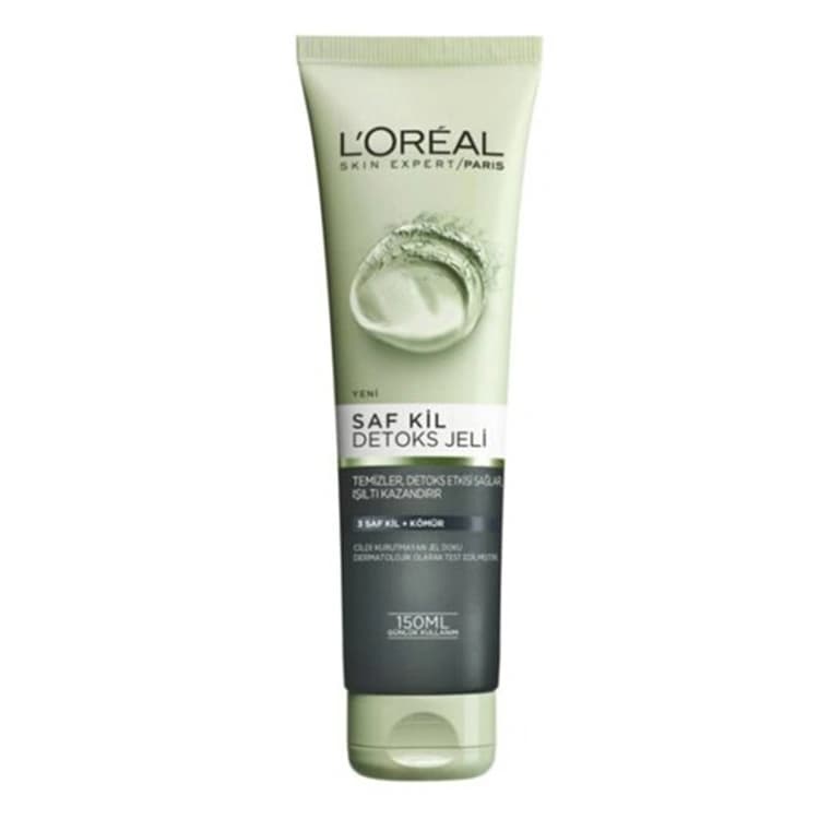 ژل شوینده صورت Loreal مدل Pure Clay Detox حجم 150 میلی لیتر — تصویر ۳