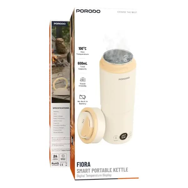 کتری هوشمند قابلحمل پرودو مدل Porodo Flora Smart Portable Kettle with Digital Temperature Display — تصویر ۶