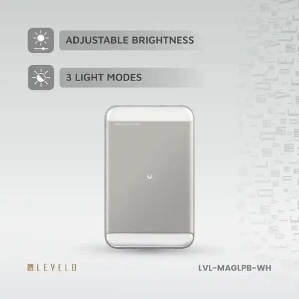 پاوربانک 8000 هزار مگ سیف لولو مدل Levelo MagLight Portable Power Bank 8000mAh — تصویر ۲